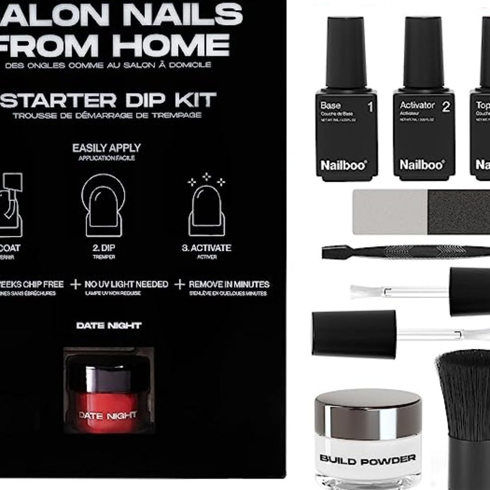 Nailboo Dip Powder Kit Gold